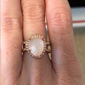 Chloe & ISABEL Size 6 La Vie Rose Double Band ring